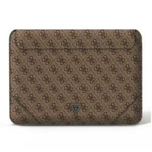 guess sleeve gucs14p4tw 13/14" brązowy /brown 4g uptown triangle logo