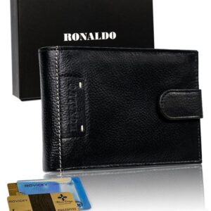 skórzany męski portfel ronaldo n992l-tp-ron