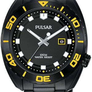 zegarek marki pulsar model pg82 kolor czarny. akcesoria męskie. sezon: cały rok