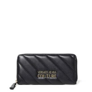 portfel marki versace jeans model 74va5pa1_zs409 kolor czarny. akcesoria damskie. sezon: wiosna/lato