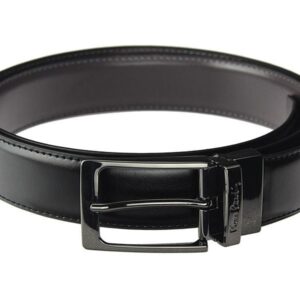 męski pasek z prawdziwej skóry pierre cardin fwjx5 double black-brown