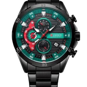 zegarek męski curren 8402 chronograf (zc029b) +box