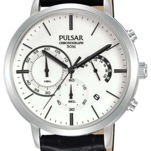 zegarek marki pulsar model pt3a kolor czarny. akcesoria męskie. sezon: cały rok