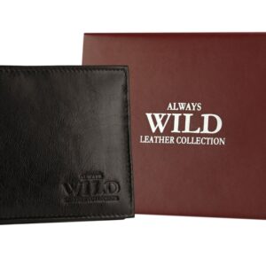 skórzany męski portfel wild n2002-vtk rfid