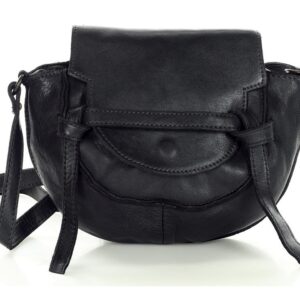 marco mazzini torebka listonoszka skórzana saddle bag czarny