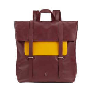 dudu skórzany plecak unisex rucksack daypack, casual sporty design, 15 litrów, wielokolorowy plecak
