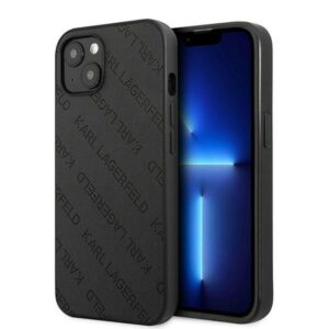 karl lagerfeld klhcp13sptlk iphone 13 mini 5,4" hardcase czarny/black perforated allover