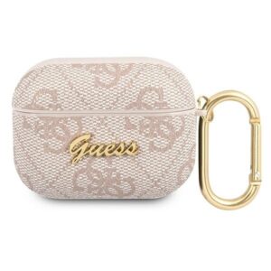 guess guap4gsmp airpods pro cover różowy/pink 4g script metal collection