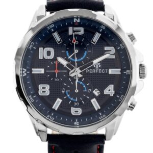 zegarek męski perfect ch05l - chronograf (zp353d) + box
