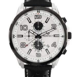 zegarek męski perfect ch05l - chronograf (zp353f) + box