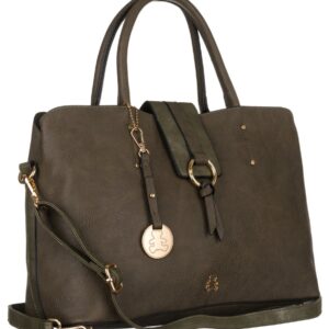 klasyczny shopper z ozdobnym zapięciem — lulucastagnette