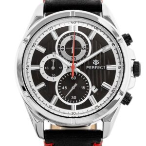 zegarek męski perfect ch03l - chronograf (zp352b) + box