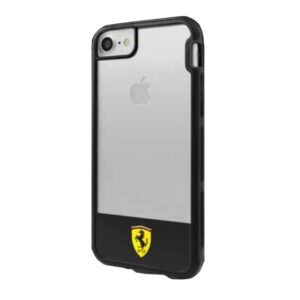ferrari hardcase fehcp7bisbk iphone 7/8 /se 2020 / se 2022 transparent black