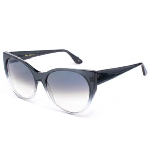 damskie okulary przeciwsłoneczne lgr model siwa-grey-31 (szkło/zausznik/mostek) 55/17/130 mm)