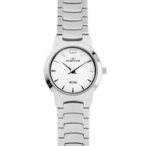 zegarek damski rubicon rnbc21 - silver (zr568a)