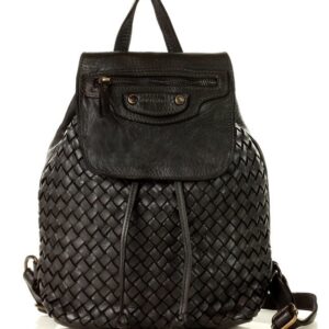 marco mazzini miejski plecak skórzany genuine leather handmade classic czarny