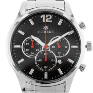 zegarek męski perfect ch01m - chronograf (zp355f) + box
