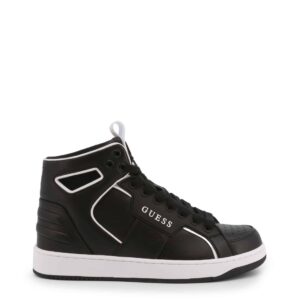 sneakersy marki guess model basqet-fl7bsq-lea12 kolor czarny. obuwie damskie. sezon: jesień/zima