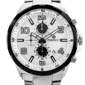 zegarek męski perfect ch05m - chronograf (zp357b) + box