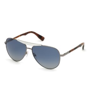 męskie okulary przeciwsłoneczne web eyewear model we0281-6012v (szkło/zausznik/mostek) 60/13/135 mm)