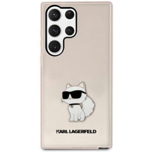 karl lagerfeld klhcs23lhnchtcp s23 ultra s918 różowy/pink hardcase ikonik choupette