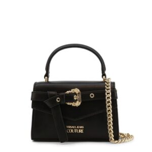 torebka marki versace jeans model 74va4bfe_zs412 kolor czarny. torby damskie. sezon: wiosna/lato