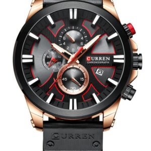 zegarek męski curren 8346 (zc026b) - chronograf