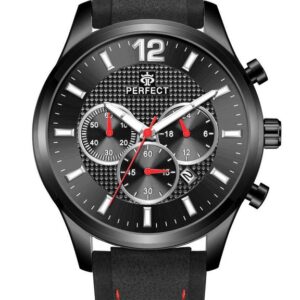 zegarek męski perfect ch01l - chronograf (zp354i) + box