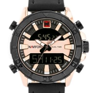 zegarek męski naviforce - nf9114 (zn046d) - black/rosegold