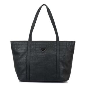 czarna duża torebka damska shopper listonoszka b70