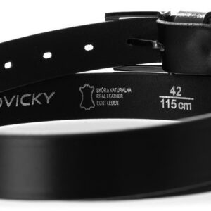 rovicky klasyczny pasek męski skórzany