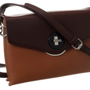elegancka listonoszka z retro zapięciem i regulowanym paskiem — david jones
