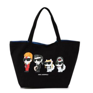 torba na zakupy marki karl lagerfeld model 230w3013 kolor czarny. torby damskie. sezon: wiosna/lato