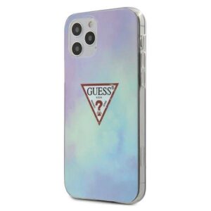 guess guhcp12lpcumcgc02 iphone 12 pro max 6,7" niebieski/blue hardcase tie & die collection