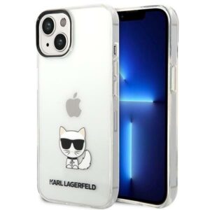 karl lagerfeld klhcp14mcttr iphone 14 plus 6,7" hardcase przeźroczysty/transparent choupette body