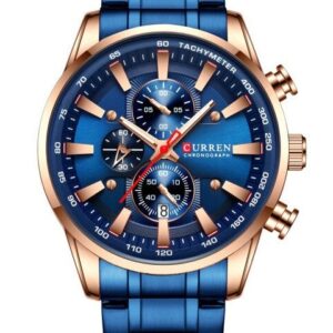 zegarek męski curren 8351 (zc022e) chronograf +box