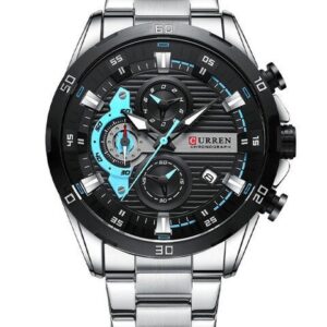 zegarek męski curren 8402 chronograf (zc029a) +box