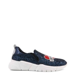 sneakersy marki love moschino model ja15083g16ig kolor niebieski. obuwie damskie. sezon: jesień/zima