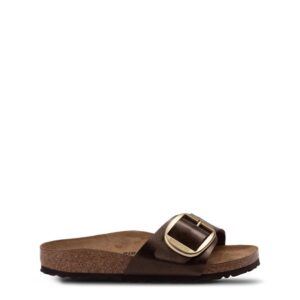klapki marki birkenstock model madrid_big-buckle kolor brązowy. obuwie damskie. sezon: wiosna/lato
