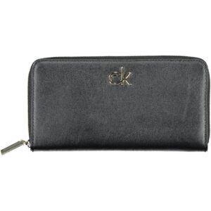 calvin klein czarny portfel damski