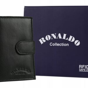 skórzany męski portfel ronaldo 0800l-d rfid