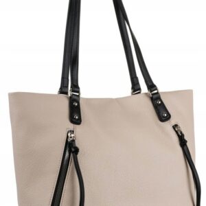 lekka torebka damska typu tote bag z zewnętrznymi kieszonkami — david jones