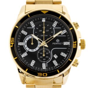 zegarek męski perfect ch02m - chronograf (zp356g) + box