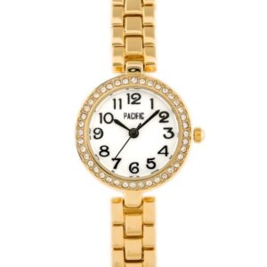 zegarek damski pacific 6003 (zy601b) - gold