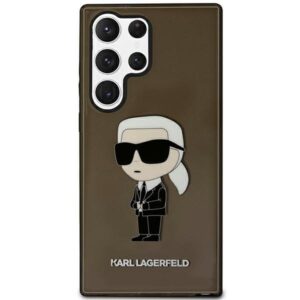 karl lagerfeld klhcs23lhniktck s23 ultra s918 czarny/black hardcase ikonik karl lagerfeld