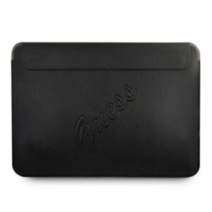 guess sleeve gucs13pusasbk 13" czarny /black saffiano script