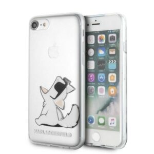 karl lagerfeld klhci8cfnrc iphone 7/8 se 2020 / se 2022 hardcase transparent choupette fun