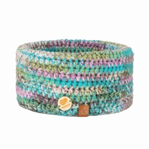 ciepły komin zimowy handmade