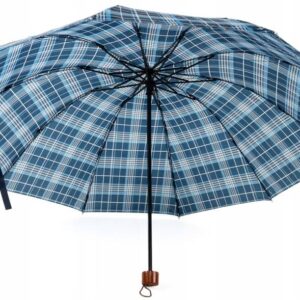 składany, wiatroodporny parasol z rączką