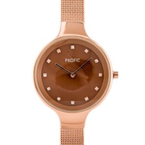 zegarek damski pacific 6009 (zy596d) - rosegold
